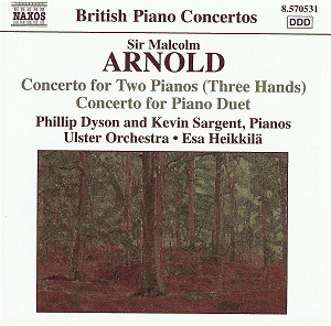 Arnold Concerto For 2 Pianos (3 Hands) Music Cd Sheet Music Songbook