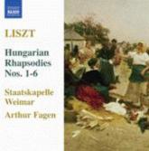 Liszt Hungarian Rhapsodies Nos1-6 Music Cd Sheet Music Songbook