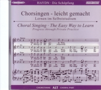 Haydn Creation Music Partner Cd Alto Sheet Music Songbook
