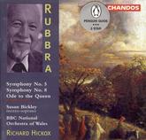 Rubbra Symphonies 5 & 8 Ode To The Queen Music Cd Sheet Music Songbook