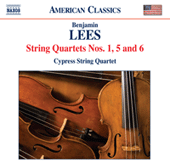 Lees String Quartets Nos 1, 5 & 6 Music Cd Sheet Music Songbook