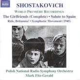 Shostakovich The Girlfriends Complete Music Cd Sheet Music Songbook
