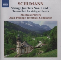 Schumann String Quartets Nos 1 & 3 Music Cd Sheet Music Songbook