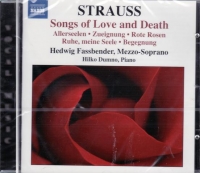 Strauss R Songs Of Love & Death Music Cd Sheet Music Songbook