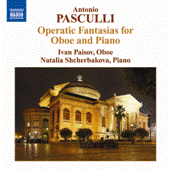 Pasculli Operatic Fantasias Oboe & Piano Music Cd Sheet Music Songbook