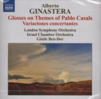 Ginastera Glosses On Themes Pablo Casals Music Cd Sheet Music Songbook
