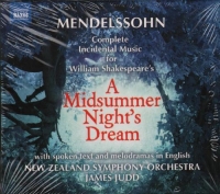 Mendelssohn Midsummer Nights Dream Eng Music Cd Sheet Music Songbook