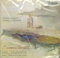 Rautavaara Works For Violin & Piano Music Cd Sheet Music Songbook
