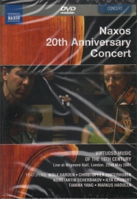 Naxos 20th Anniversary Concert Music Dvd Sheet Music Songbook