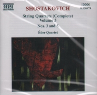 Shostakovich String Quartets Vol 3 Music Cd Sheet Music Songbook