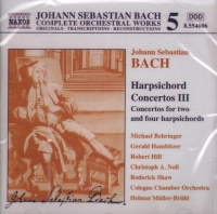 Bach Harpsichord Concertos Iii Music Cd Sheet Music Songbook