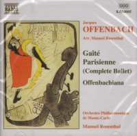 Offenbach Gaite Parisienne Rosenthal Music Cd Sheet Music Songbook