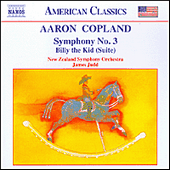 Copland Symphony No 3 Billy The Kid Music Cd Sheet Music Songbook