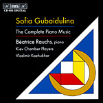 Gubaidulina The Complete Piano Music  Music Cd Sheet Music Songbook
