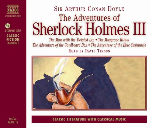 Adventures Of Sherlock Holmes Vol 3 3cds Audiobook Sheet Music Songbook