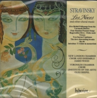 Stravinsky Les Noces & Other Choral Music Music Cd Sheet Music Songbook