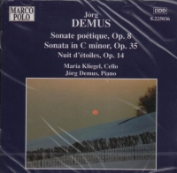 Demus Works For Cello & Piano Music Cd Sheet Music Songbook
