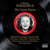Strauss The Gypsy Baron Music Cd Sheet Music Songbook