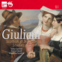 Giuliani Scottish & Irish Songs Music Cd Sheet Music Songbook