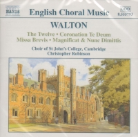 Walton Choral Music  Music Cd Sheet Music Songbook