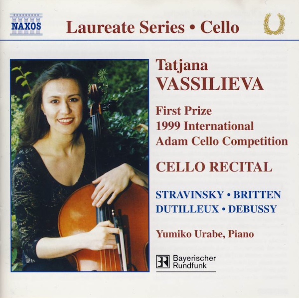 Tatjana Vassilieva Cello Recital Music Cd Sheet Music Songbook