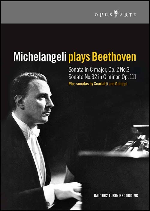 Michelangeli Plays Beethoven Opus Arte Dvd Sheet Music Songbook