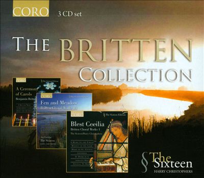 Britten Collection The Sixteen 3 Cd Set Music Cd Sheet Music Songbook