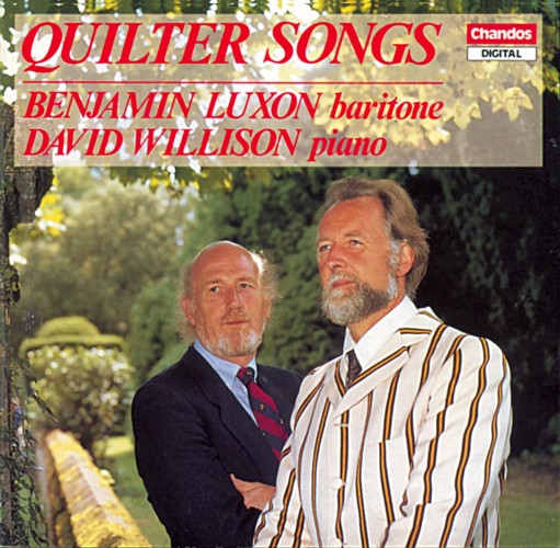Quilter Songs Luxon & Willison Music Cd Sheet Music Songbook