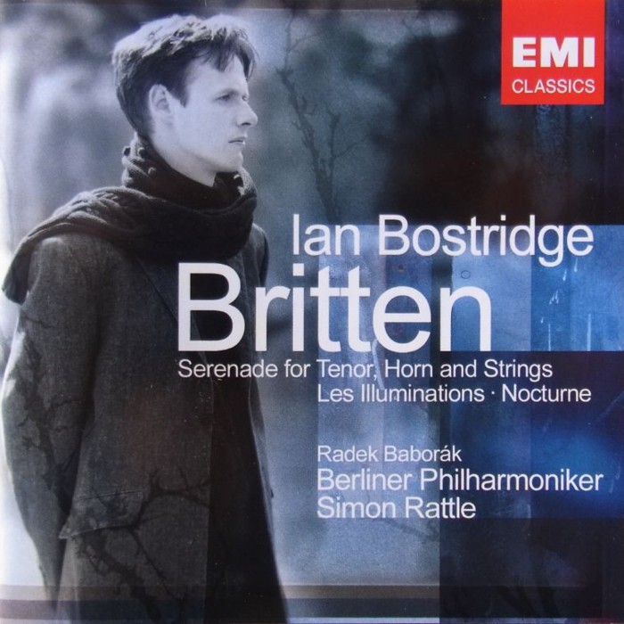 Bostridge Britten Serenade  Tenor, Horn & Strings Sheet Music Songbook