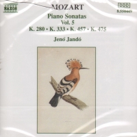 Mozart Piano Sonatas Vol 5 Jando Music Cd Sheet Music Songbook