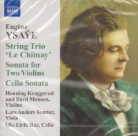 Ysaye String Trio Le Chimay Sonata  2 Violins Cd Sheet Music Songbook