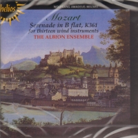 Mozart Serenade Bb K361 Albion Ensemble Music Cd Sheet Music Songbook