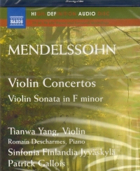 Mendelssohn Violin Concertos Music Bluray Sheet Music Songbook