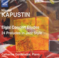 Kapustin Eight Concert Etudes Music Cd Sheet Music Songbook