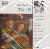 Tallis The Best Of Tallis Music Cd Sheet Music Songbook