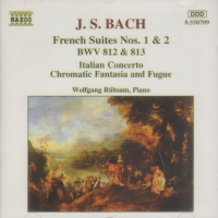 Bach French Suites Nos 1 & 2 Italian Concerto Cd Sheet Music Songbook