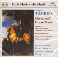 Tomkins Choral & Organ Music Music Cd Sheet Music Songbook