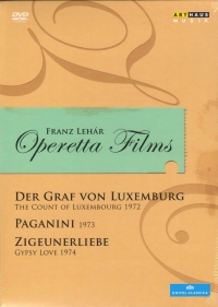 Lehar Operetta Films Arthaus 3-disc Set Music Dvd Sheet Music Songbook