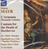 Mayr Larmonia Cantata For Death Of Beethoven Cd Sheet Music Songbook