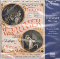 Massenet Werther Opera Explained Series Cd Sheet Music Songbook