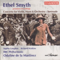 Smyth Serenade In D Violin & Horn Concerto Cd Sheet Music Songbook