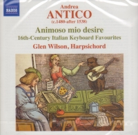 Antico Animoso Mio Desire Music Cd Sheet Music Songbook