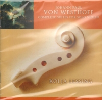Westhoff Violin Suites Complete Lessing Music Cd Sheet Music Songbook
