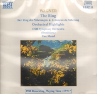Wagner The Ring Orchestral Highlights Music Cd Sheet Music Songbook