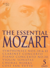 Mozart The Essential Mozart 5-dvd Set Sheet Music Songbook
