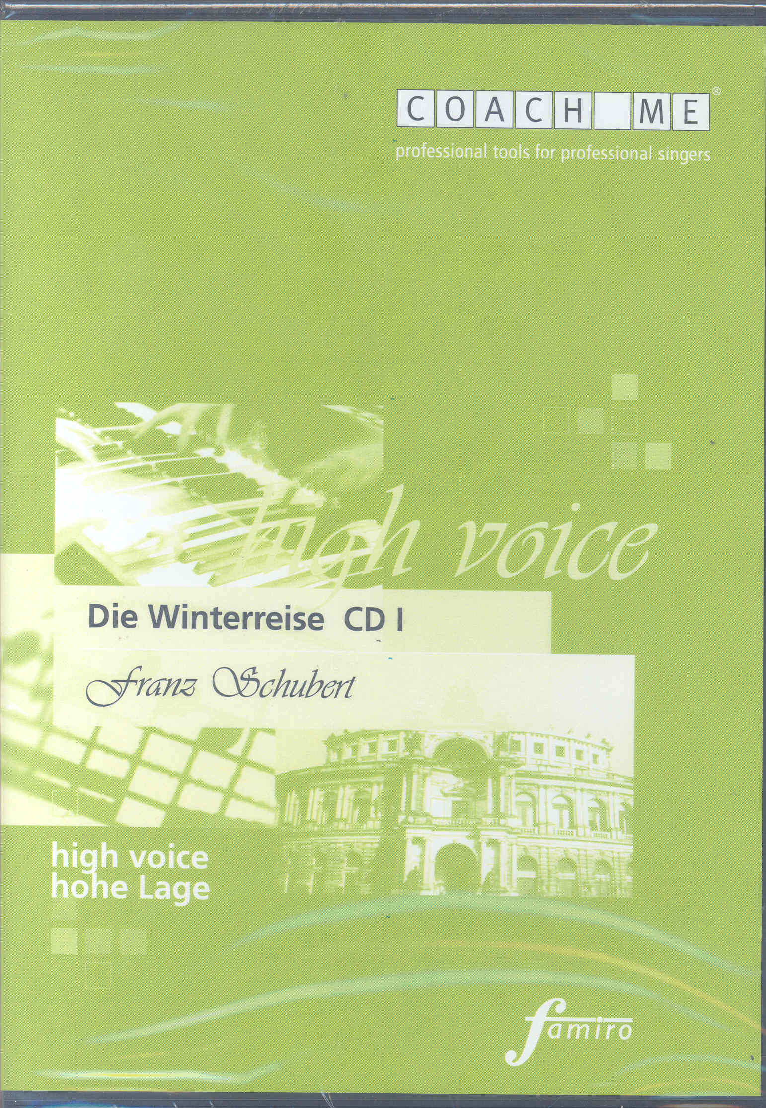 Schubert Coach Me Winterreise High Voice Audio Cd Sheet Music Songbook