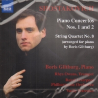 Shostakovich Piano Concertos & Str Quartet No 8 Cd Sheet Music Songbook