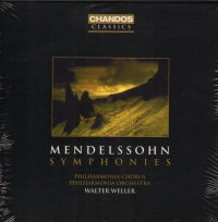 Mendelssohn Symphonies Weller 3 Disc Set Audio Cd Sheet Music Songbook