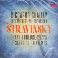 Stravinsky Chant Funebre Chailly Audio Cd Sheet Music Songbook