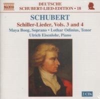 Schubert Schiller-lieder Vols 3 & 4 Music Cd Sheet Music Songbook